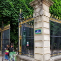 Entering the Jardin Du Luxembourg from rue Auguste Comte